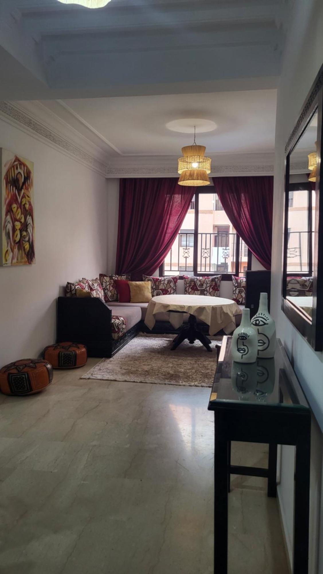 Appartement Haut Standing Vu Piscine Marraquexe Exterior foto
