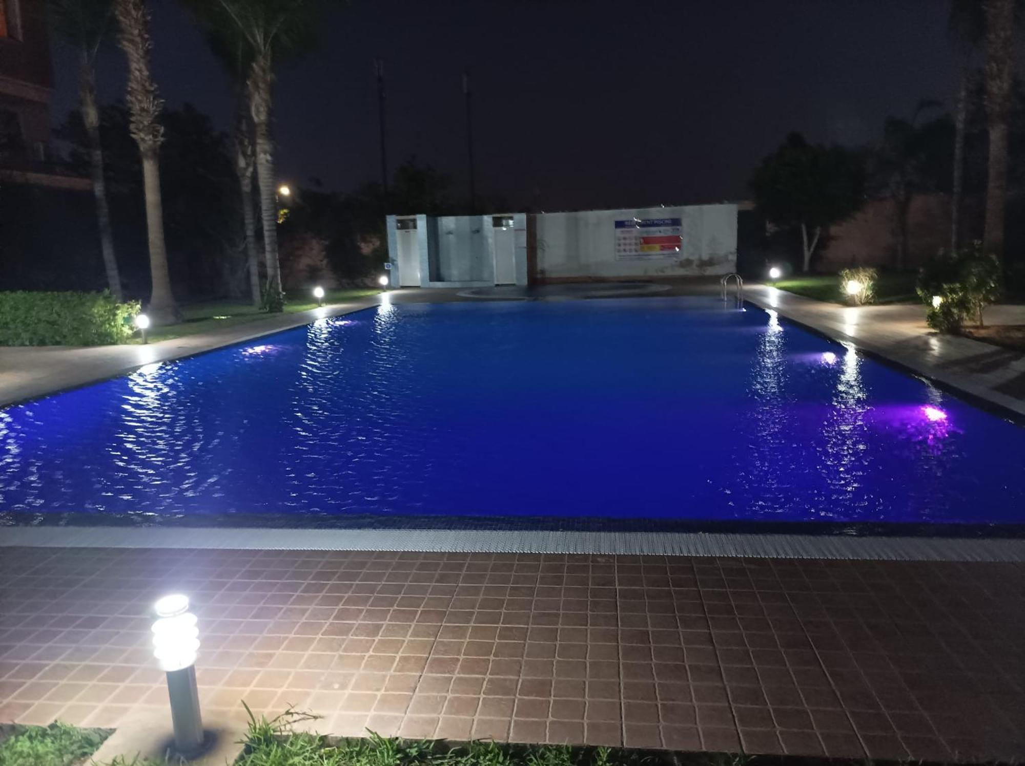Appartement Haut Standing Vu Piscine Marraquexe Exterior foto