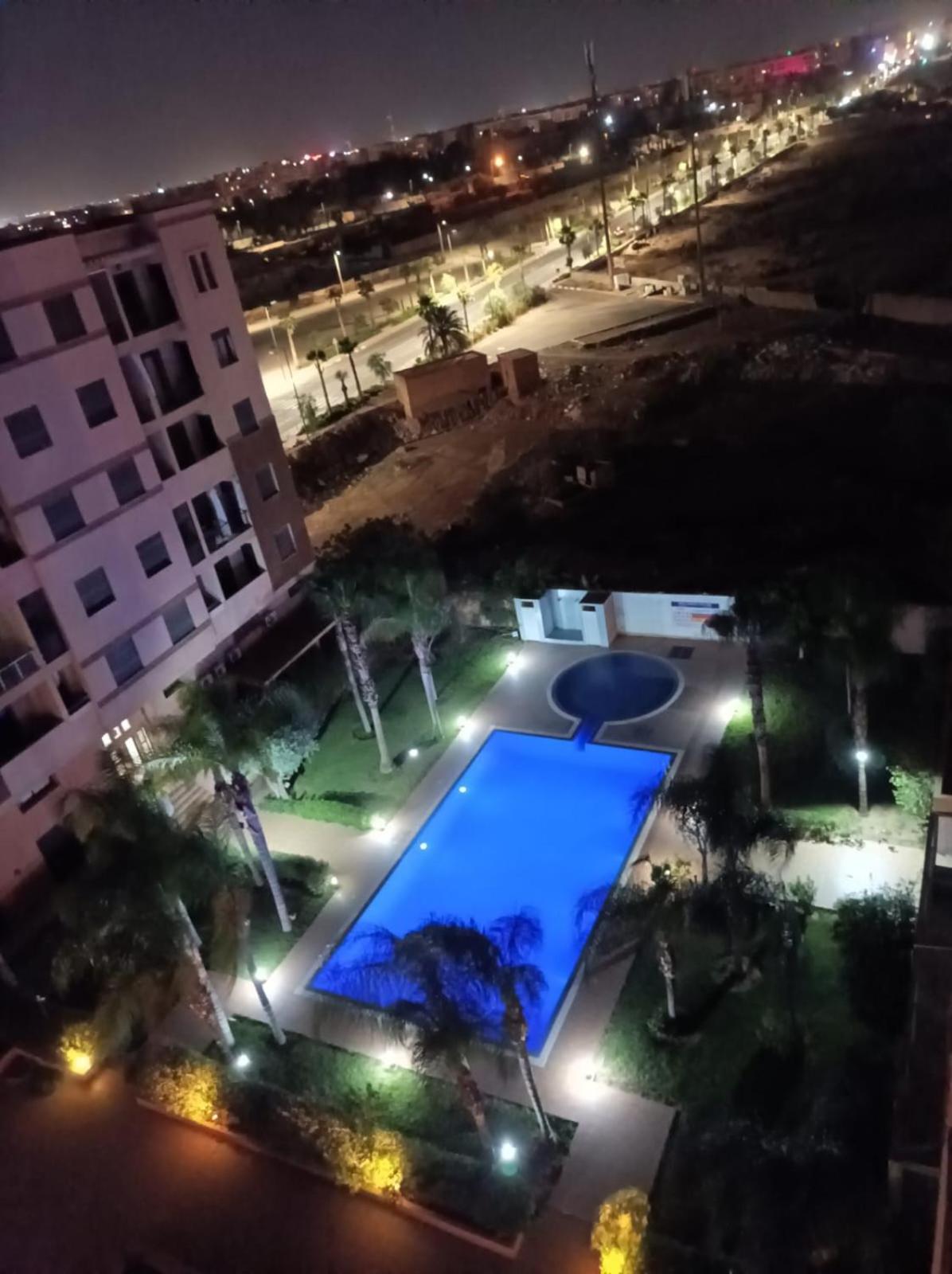 Appartement Haut Standing Vu Piscine Marraquexe Exterior foto