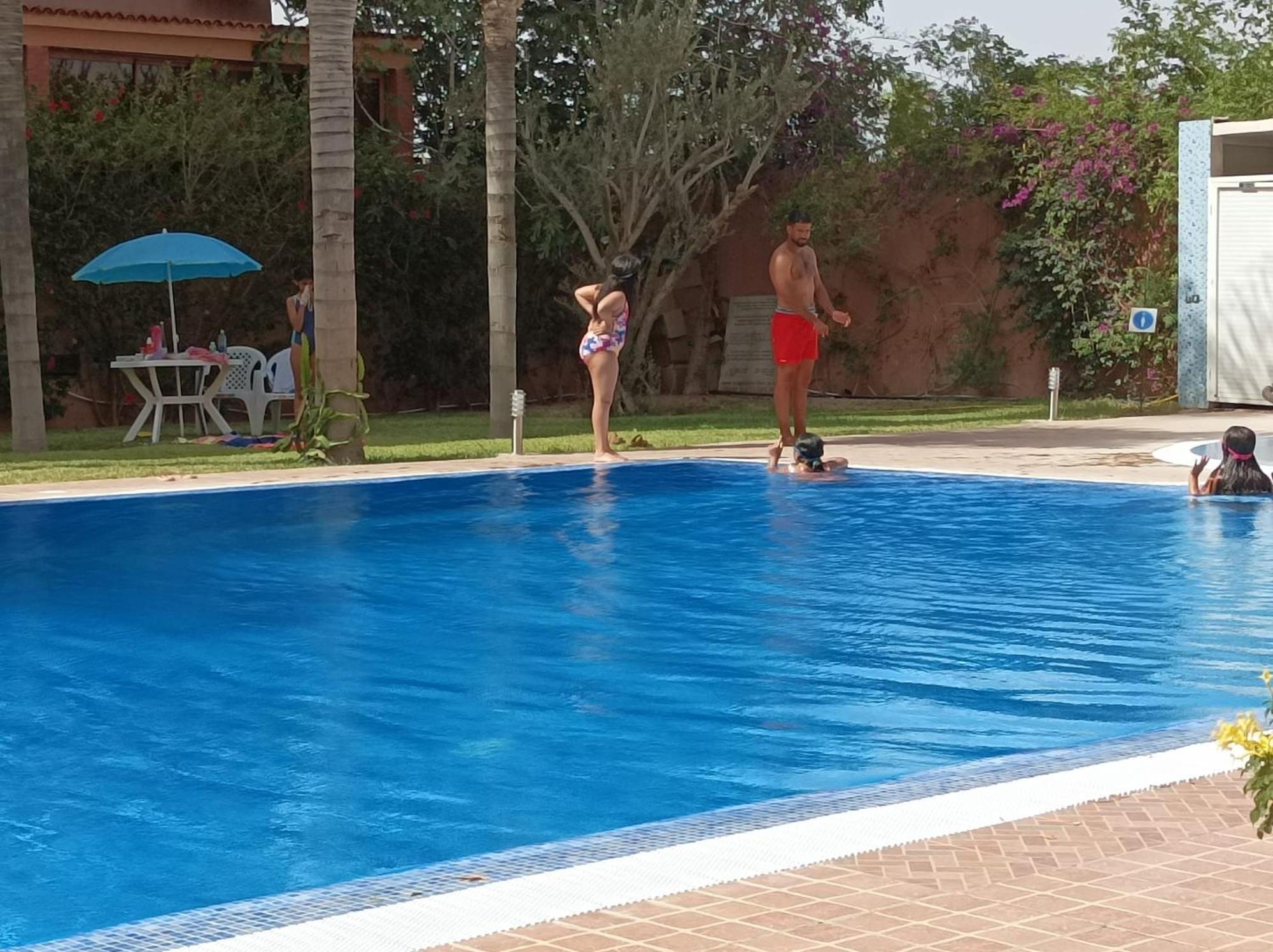 Appartement Haut Standing Vu Piscine Marraquexe Exterior foto